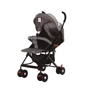 Happy Well Foldable Baby Buggy 608-A Grey A24