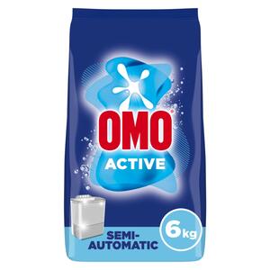 Omo Semi-Automatic Powder Laundry Detergent, Active 6 kg