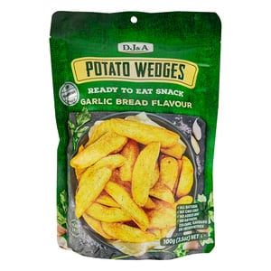 DJ&A Potato Wedges Garlic Bread Flavour 100 g