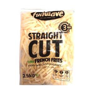 Funwave Straight Cut French Fries 2.5 kg