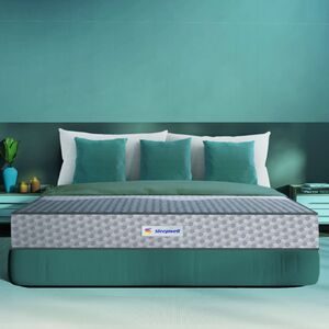 Sleepwell Ortho Pro Spring , 100 Night Trial , Impressions Memory Foam Mattress With Airvent Technology And 3-Zone Pocket Spring , Single Bed Size (200L x 90W x 20H cm)