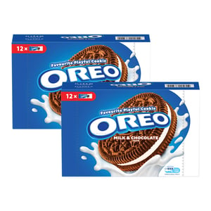 Oreo Milk & Chocolate Taste Biscuit Value Pack 12 x 36.8 g 2 pkt