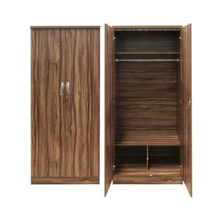 P.S.P Wardrobe 2 Doors 786 Golden Teak