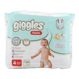 Giggles Baby Diaper Pants Maxi Size 4 7-18kg 30 pcs