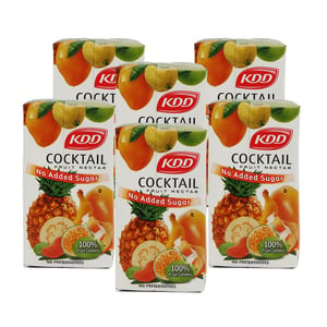 KDD Cocktail Fruit Nectar No Added Sugar 6 x 125 ml