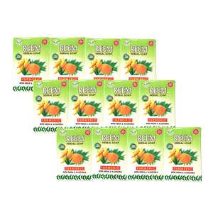 Reem Turmeric Herbal Soap With Neem & Aloe Vera Value Pack 12 x 75 g