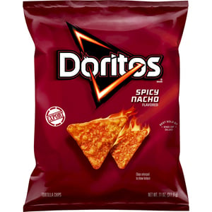 Fritolay Doritos Spicy Nacho Tortilla Chips 311.8 g