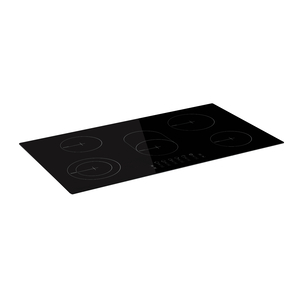 Terim Built In Ceramic Electric Hob, 90 cm, 7700W, Black, TERBIVC905GB