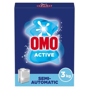 Omo Semi-Automatic Powder Laundry Detergent, Active 3 kg