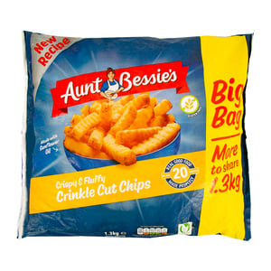 Aunt Bessie's Crinkle Cut Chips 1.3 kg