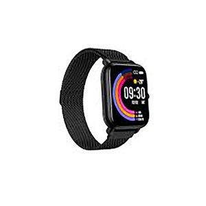 G-Tab 1.69 inches HD Full Touch Smart Watch FT3, Black