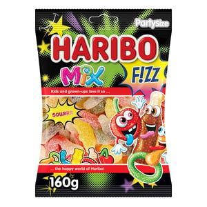 Haribo Fizz Mix Sour Gummy Candy 160 g