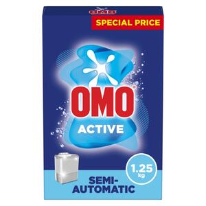 Omo Semi-Automatic Powder Laundry Detergent, Active 1.25 kg