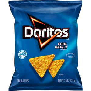 Doritos Cool Ranch Tortilla Chips 92.1 g