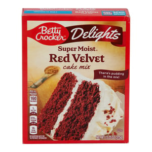 Betty Crocker Delights Super Moist Red Velvet Cake Mix 375 g