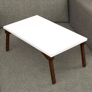 Home Canvas Luna Laptop Computer Table White BF00207