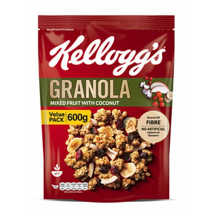 Kellogg's Granola Mixed Fruit With Coconut Value Pack 600 g