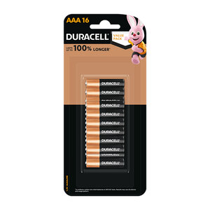 Duracell Alkaline Battery AAA 16s