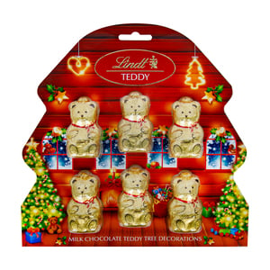 Lindt Milk Chocolate Teddy Tree Decorations 60 g