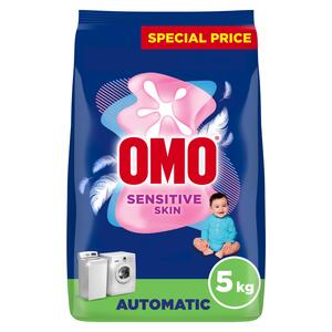 Omo Automatic Powder Laundry Detergent For Sensitive Skin 5 kg