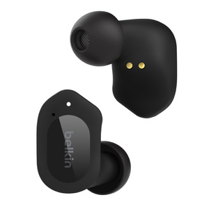 Belkin SOUNDFORM (TWS-C005)True Wireless Earbuds (Bluetooth Headphones with Noise Isolation, Touch Controls, 24 Hours Playtime, Sweatproof) Wireless Headphones, Bluetooth Earbuds,Black