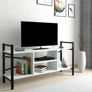 Home Canvas Gila TV Stand 120cm (White) BF00204