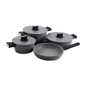 Gigilli Cookware Set 7pcs Gigi Grey