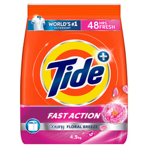 Tide Fast Action Downy Floral Breeze Washing Powder Top Load 4.5 kg