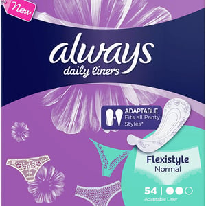 Always Adaptable Liner Flexistyle Normal 54 pcs