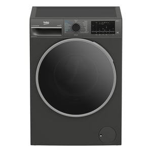 Beko Front Load Washer & Dryer, 8/5 Kg, 1400 RPM, Manhattan Grey, WD8514M