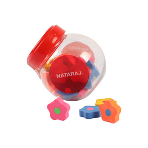 Natraj Petals Eraser 25pc Assorted