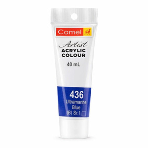 Camel Artist Acrylic Colour, 40 ml, Series 1, 436 Ultramarine Blue