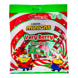 Swizzels Minions Very Berry Chew Bars 140 g