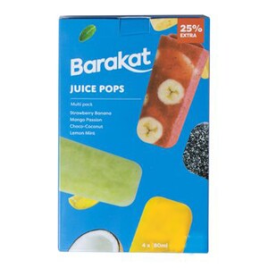 Barakat Multi Pack Juice Pop 4 x 80 ml