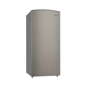 Akai Single Door Refrigerator, 100L, Silver, AKSR100L