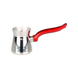 Doca Stainless Steel Coffee Warmer With Red Handle, 310 ml