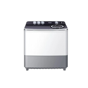 Haier Semi Automatic Twin Tub Washing Machine, 10.5 kg, White, HWM105-M186