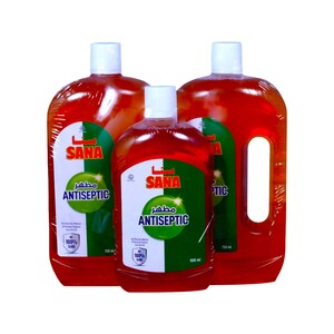 Sana Antiseptic Disinfectants Liquid 2 x 750 ml + 500 ml