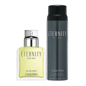 Calvin Klein Eternity For Men Set EDT 100ml + Deodorant Spray 150ml (New Pack)