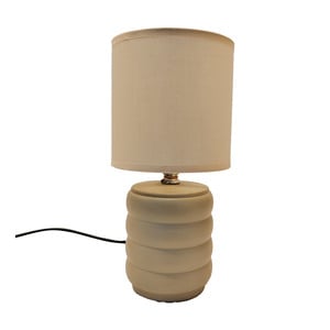 Maple Leaf Ceramic Table Lamp Cream