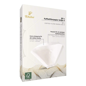 Tchibo Coffee Filter Paper Size 4 80 pcs