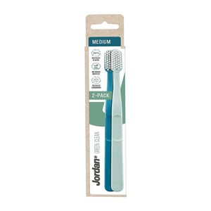Jordan Green Clean Toothbrush Medium 1+1