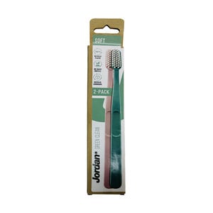 Jordan Green Clean Toothbrush Soft 1+1
