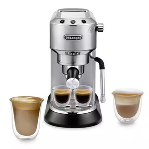 Delonghi Dedica Arte Manual Espresso Coffee Maker, 1300W, Stainless Steel, EC885.M