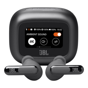 JBL LIVE BEAM 3 True Wireless Noise Cancelling Closed-Stick Earbuds, Black