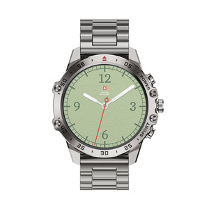 Swiss Military Smart Watch With Metal Strap DOM 5 Silver