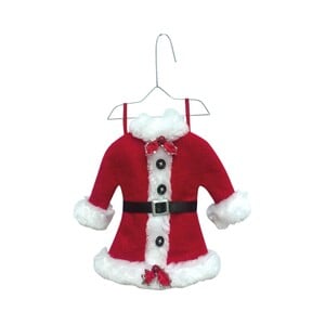 Party Fusion Xmas Decoration Santa Coat AN7062 Assorted