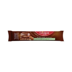 Canderel 0% Added Sugar Milk Chocolate With Almonds & Crispy Cereals 27 g