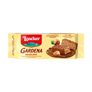 Loacker Gardena Milk Chocolate Coated Wafers With Hazelnut Cream 38 g