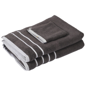 Homewell Bath Towel 3pcs Set Grey